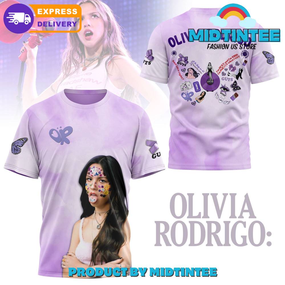 Olivia Rodrigo Favourite Crime Purple Shirt
