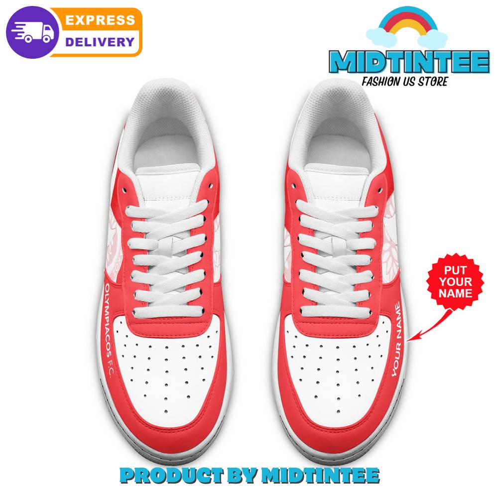 Olympiakos FC Custom Name Nike Air Force 1