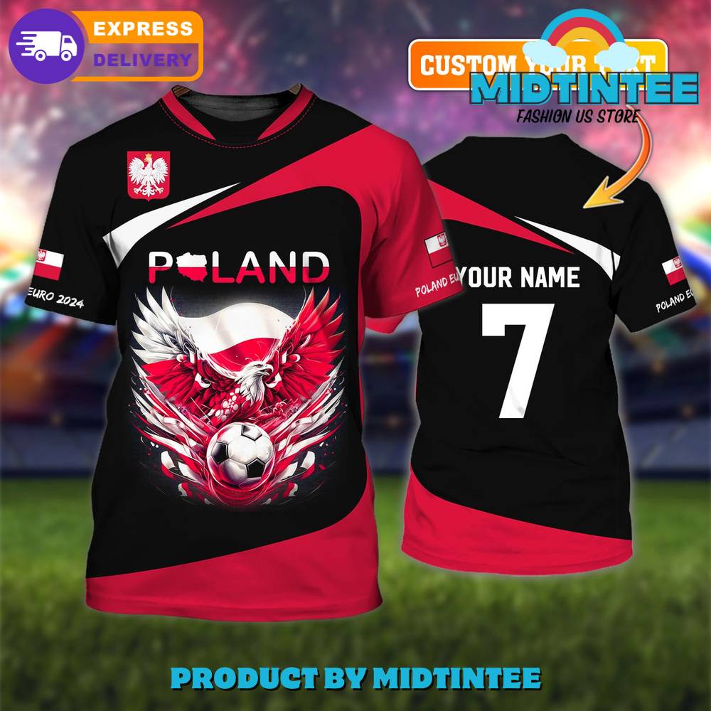 Poland Euro 2024 Custom Name Shirt