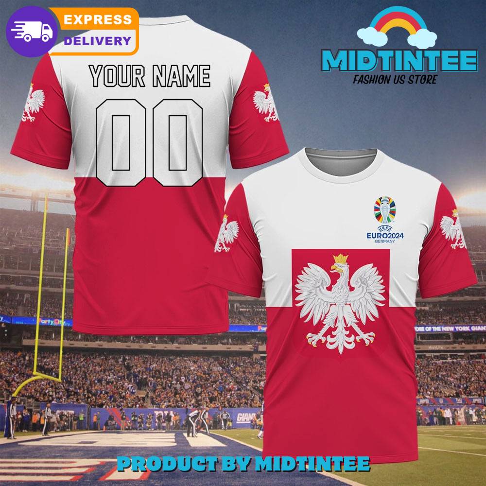 Poland Euro Custom Name And Number Shirt