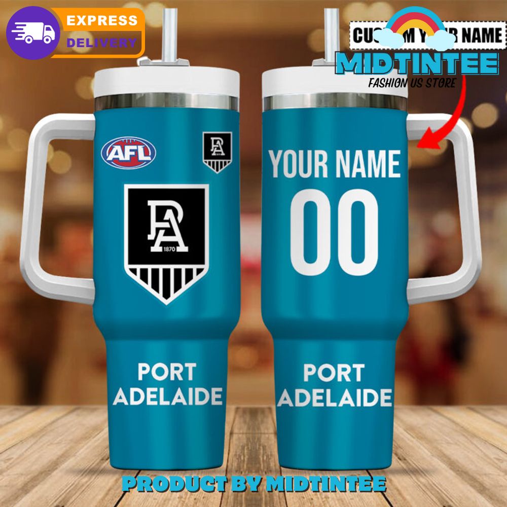 Port Adelaide Personalized 40 oz Stanley Tumbler