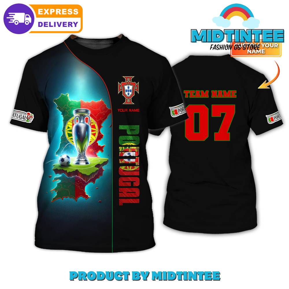 Portugal Euro 2024 Custom Name Shirt