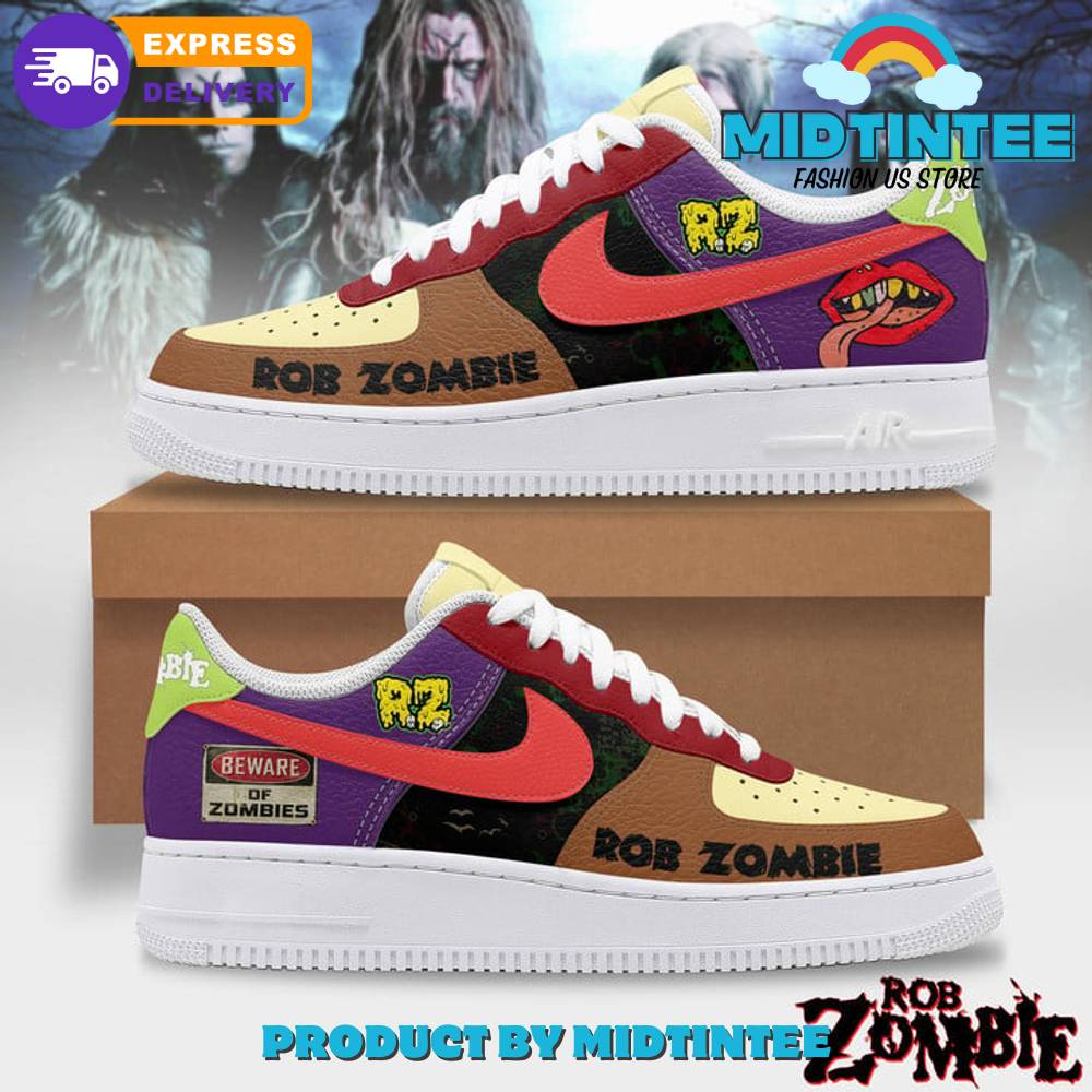 Reb Zombie Singer Beware Of Zombie Nike Air Force 1