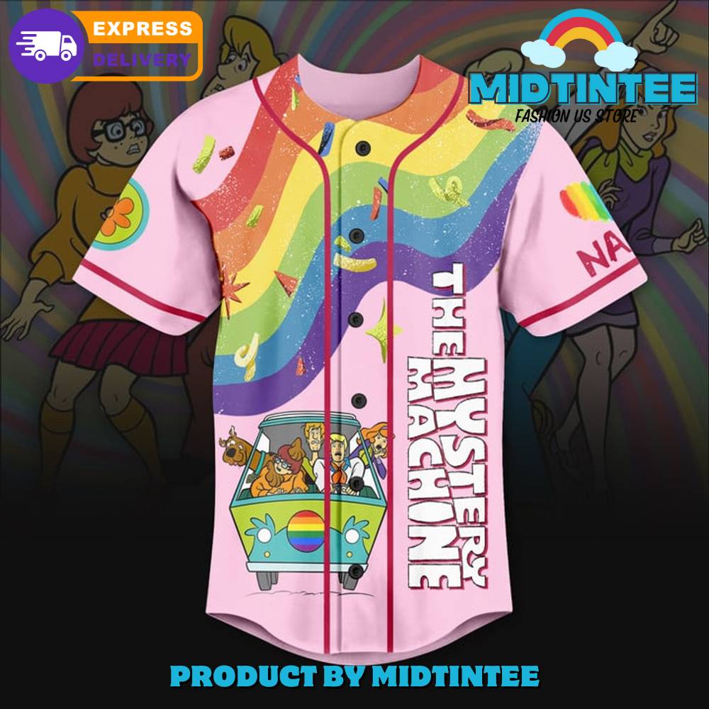 Scooby-Doo Love Is Love Custom Name Baseball Jersey