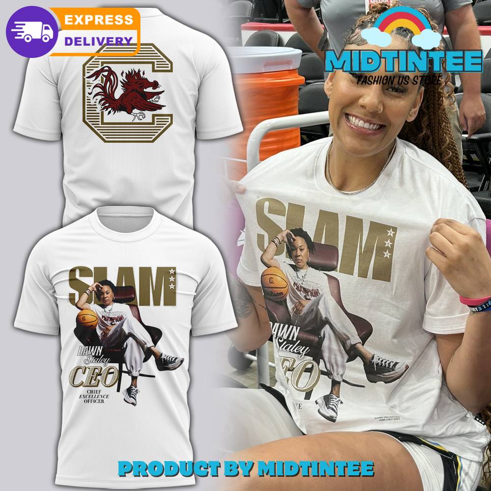 South Carolina Gamecocks Coach Dawn Staley White Shirt