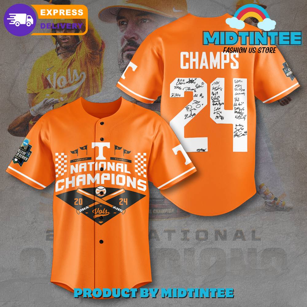 Tennessee Volunteers Baseball National Champions Baseball Jersey