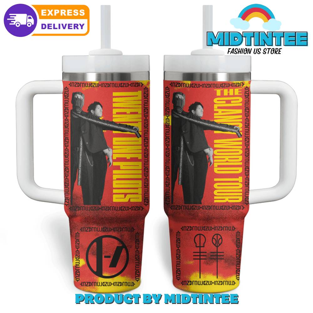 Twenty One Pilots The Clancy World Tour Stanley Tumbler