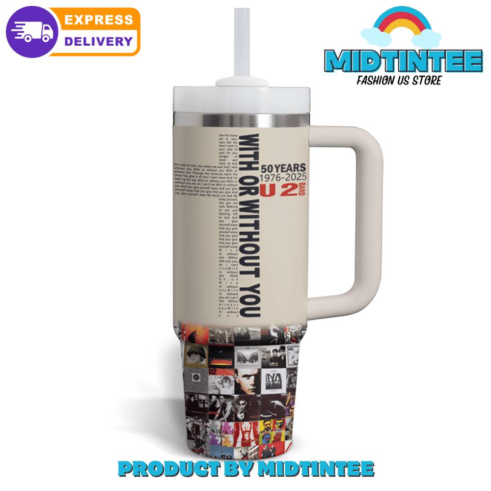 U2 Band Legends Never Die Stanley Tumbler