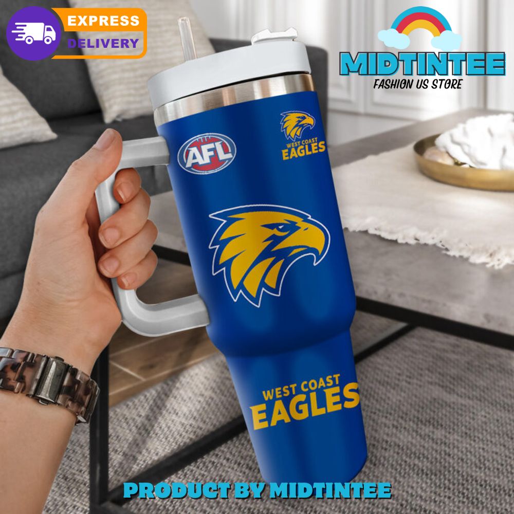 West Coast Eagles Personalized 40 oz Stanley Tumbler