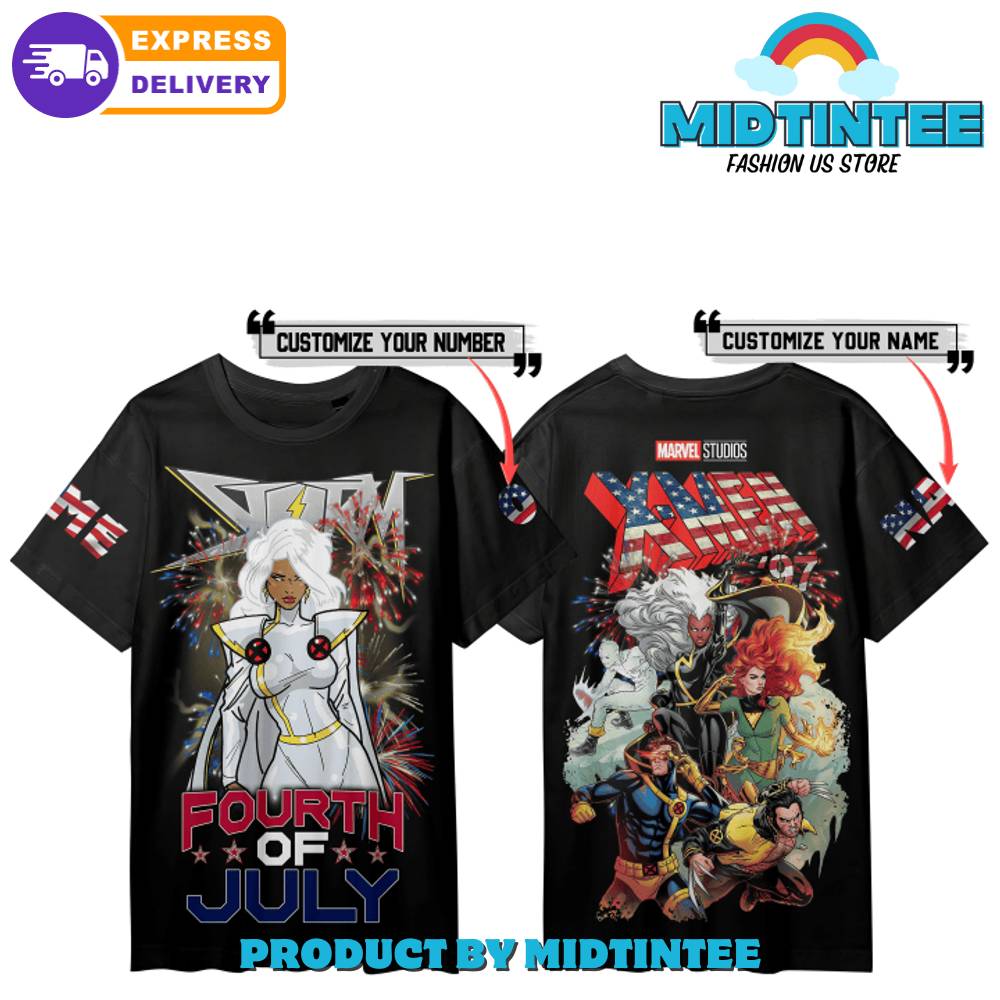 X-men Fourth Of July Custom Name Shirt