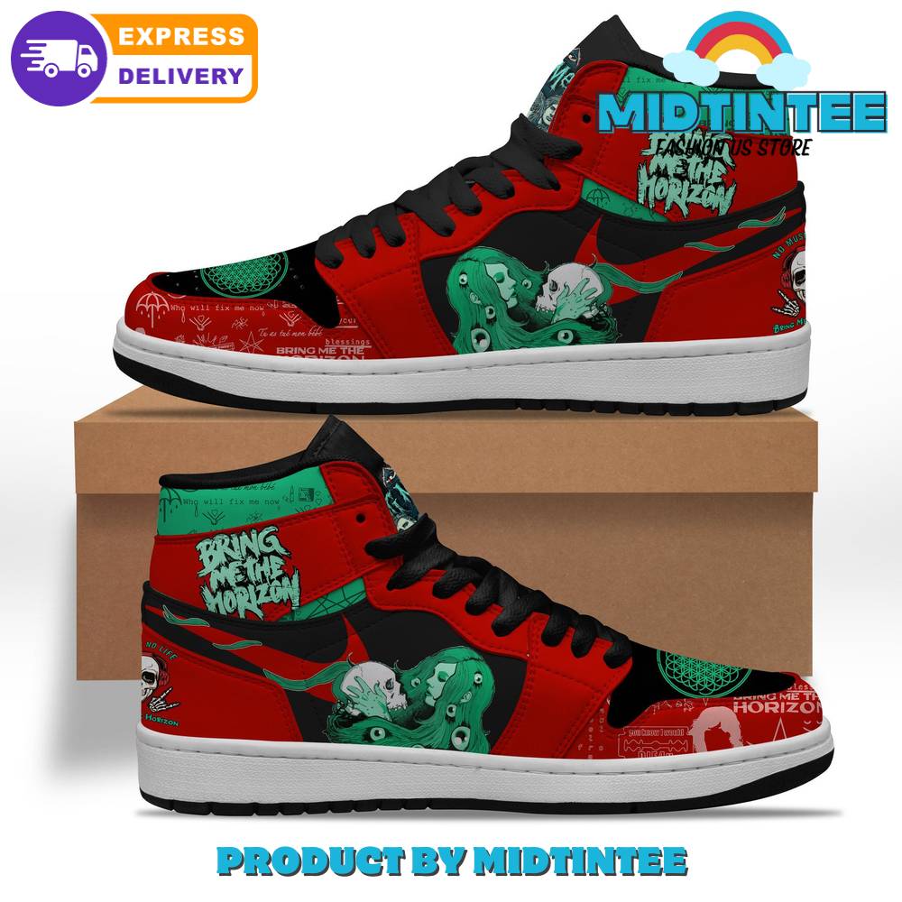 Bring Me The Horizon Rock Band Special Nike Air Jordan 1