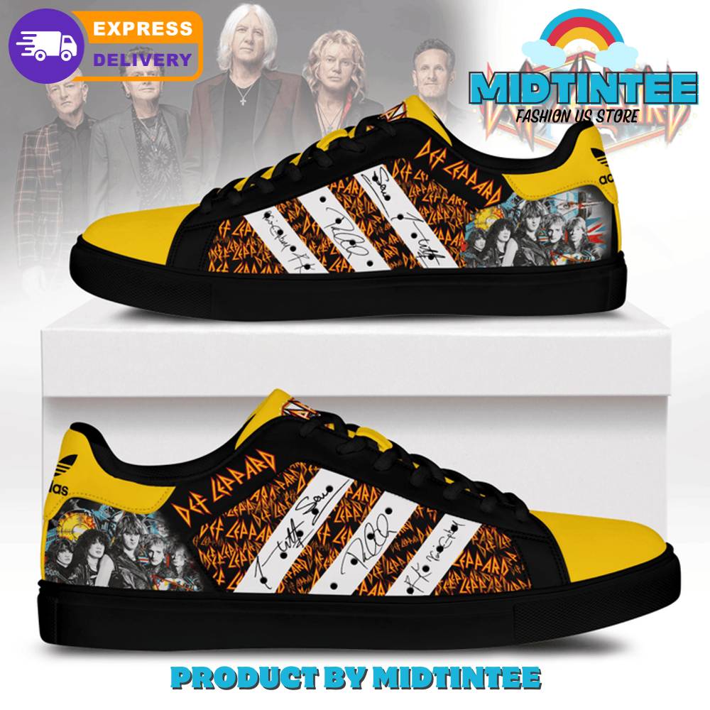 Def Leppard Hard Rock Special Stan Smith Shoes