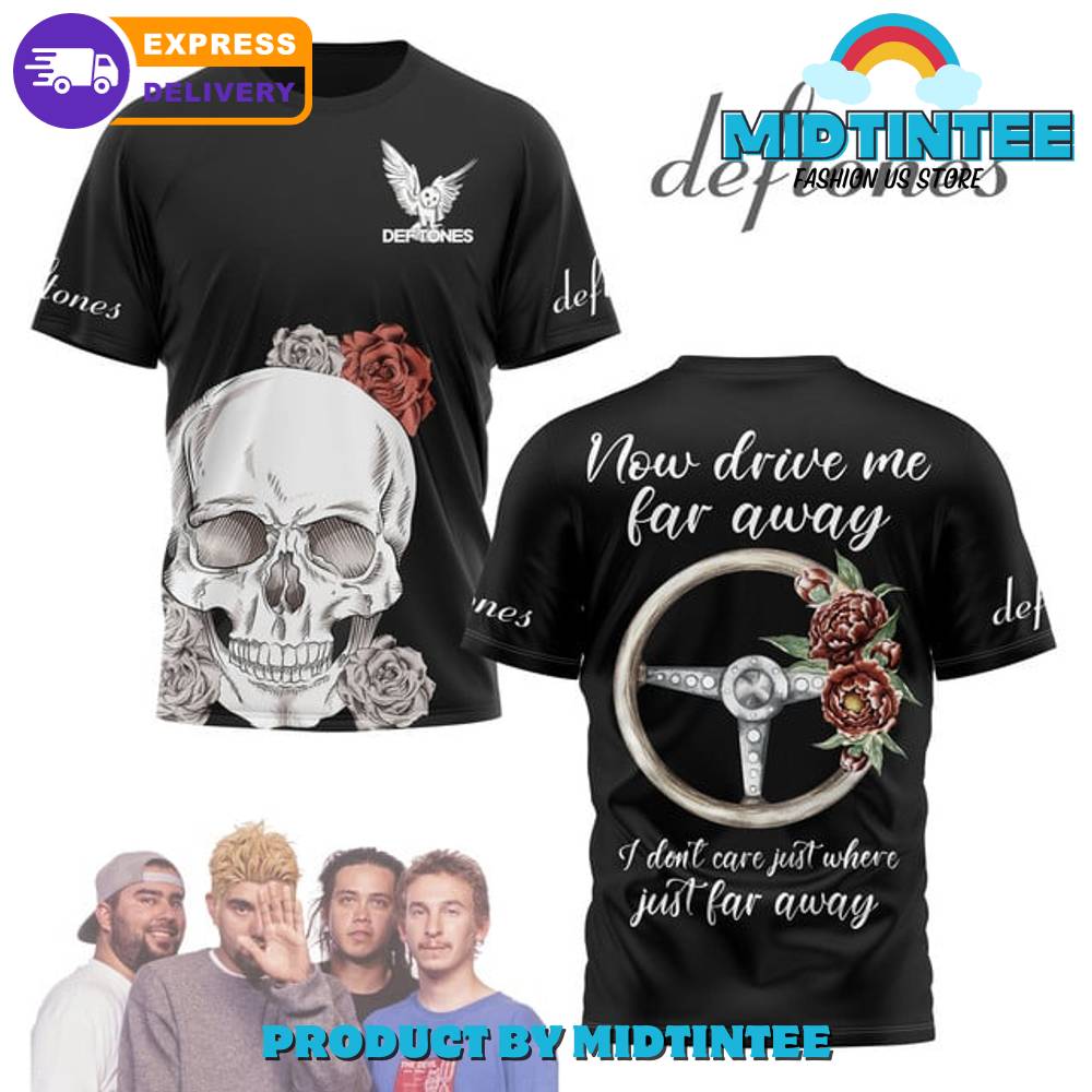 Deftones Now Drive Me Far Away Black Shirt