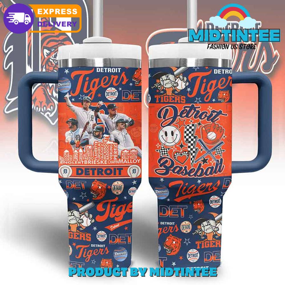 Detroit Tigers MLB Team 2024 Stanley Tumbler