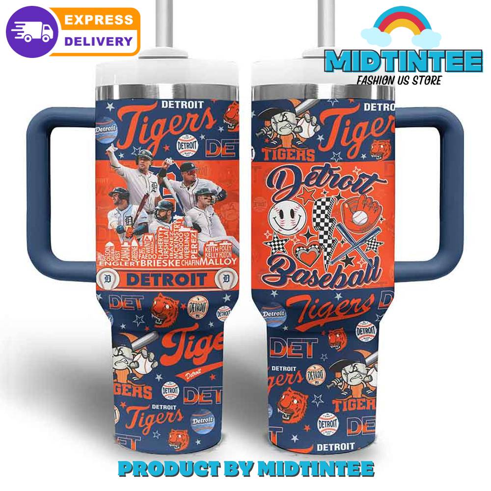 Detroit Tigers MLB Team 2024 Stanley Tumbler