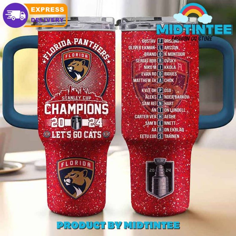 Florida Panthers 2024 Stanley Cup Champions Stanley Tumbler Midtintee