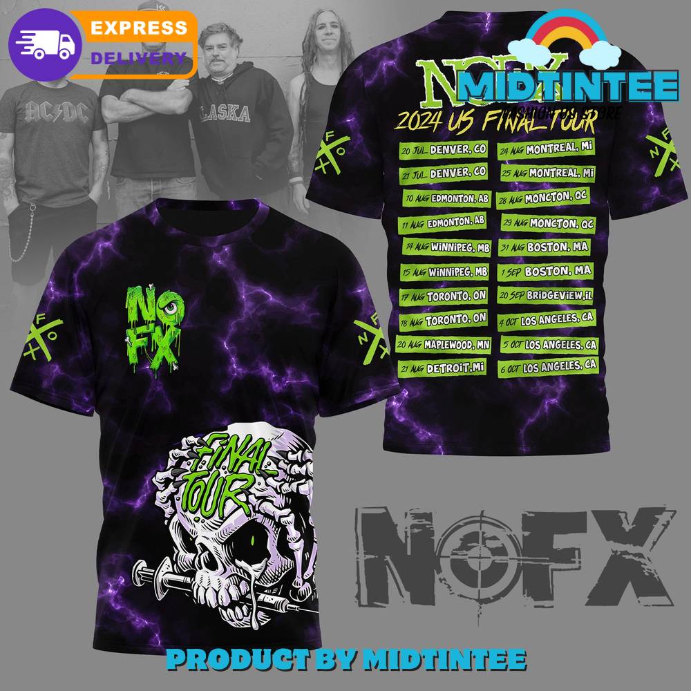 NOFX 2024 US Final Tour Shirt