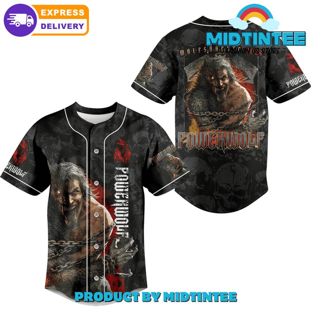 Powerwolf Wolfsnachte 2024 Special Baseball Jersey
