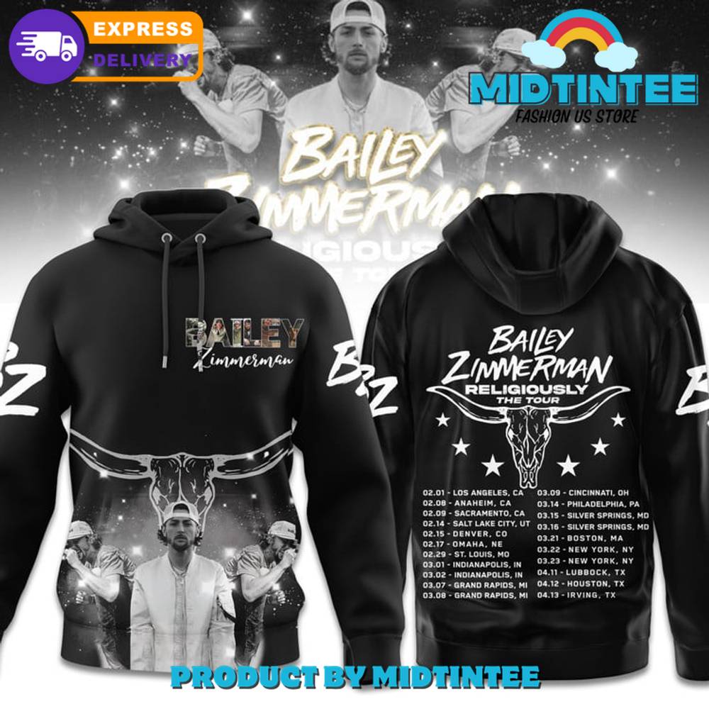 Bailey Zimmerman Religiously The Tour Hoodie