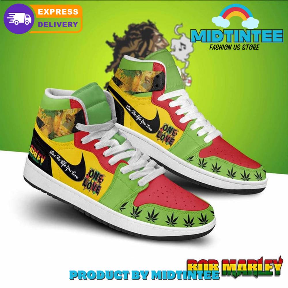 Bob Marley Live The Life You Love Nike Air Jordan 1