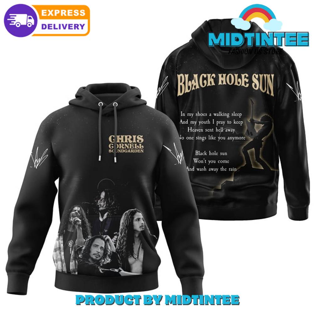 Chris Cornell Black Hole Sun Hoodie