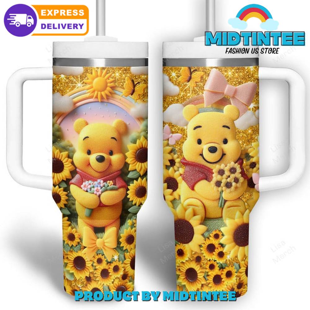 Winnie The Pooh Flowers Stanley Tumbler