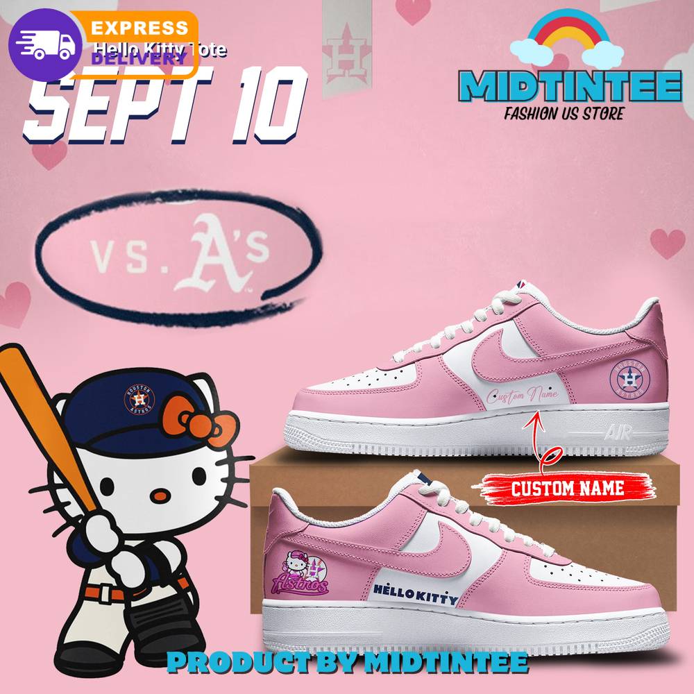 2024 Houston Astros x Hello Kitty Customized Air Force 1