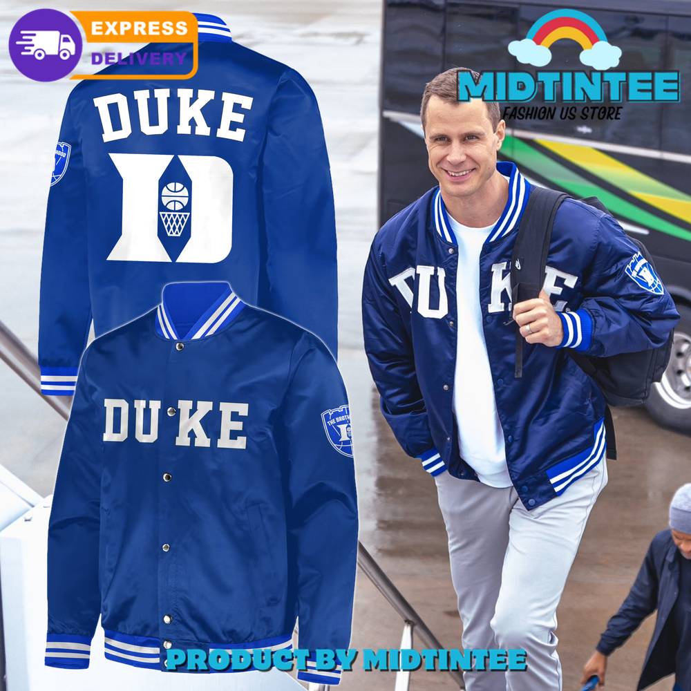 Duke Blue Devils Basketball Special Baseball Jacket