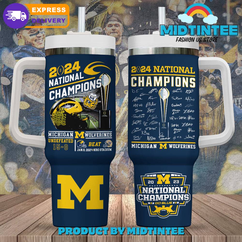 Michigan Wolverines 2024 Football Stanley Tumbler