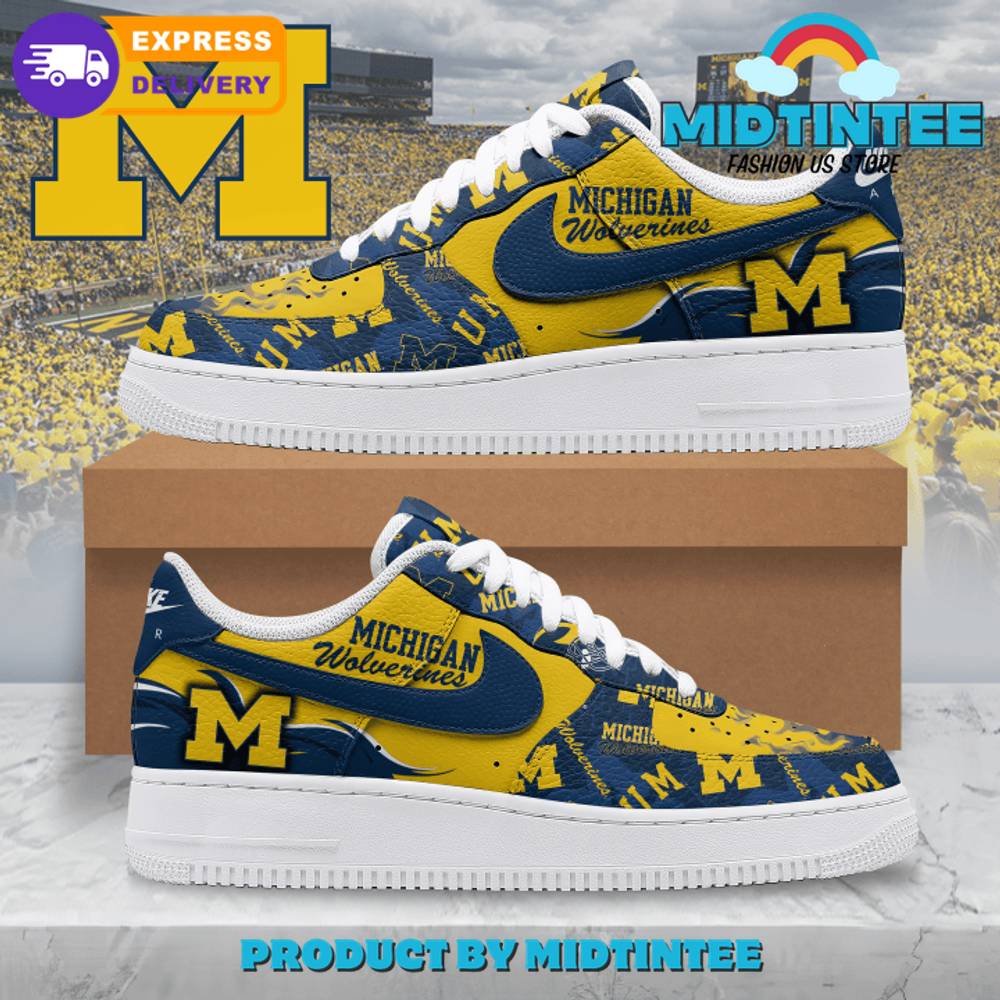 Michigan Wolverines 2024 NCAA Football Air Force 1