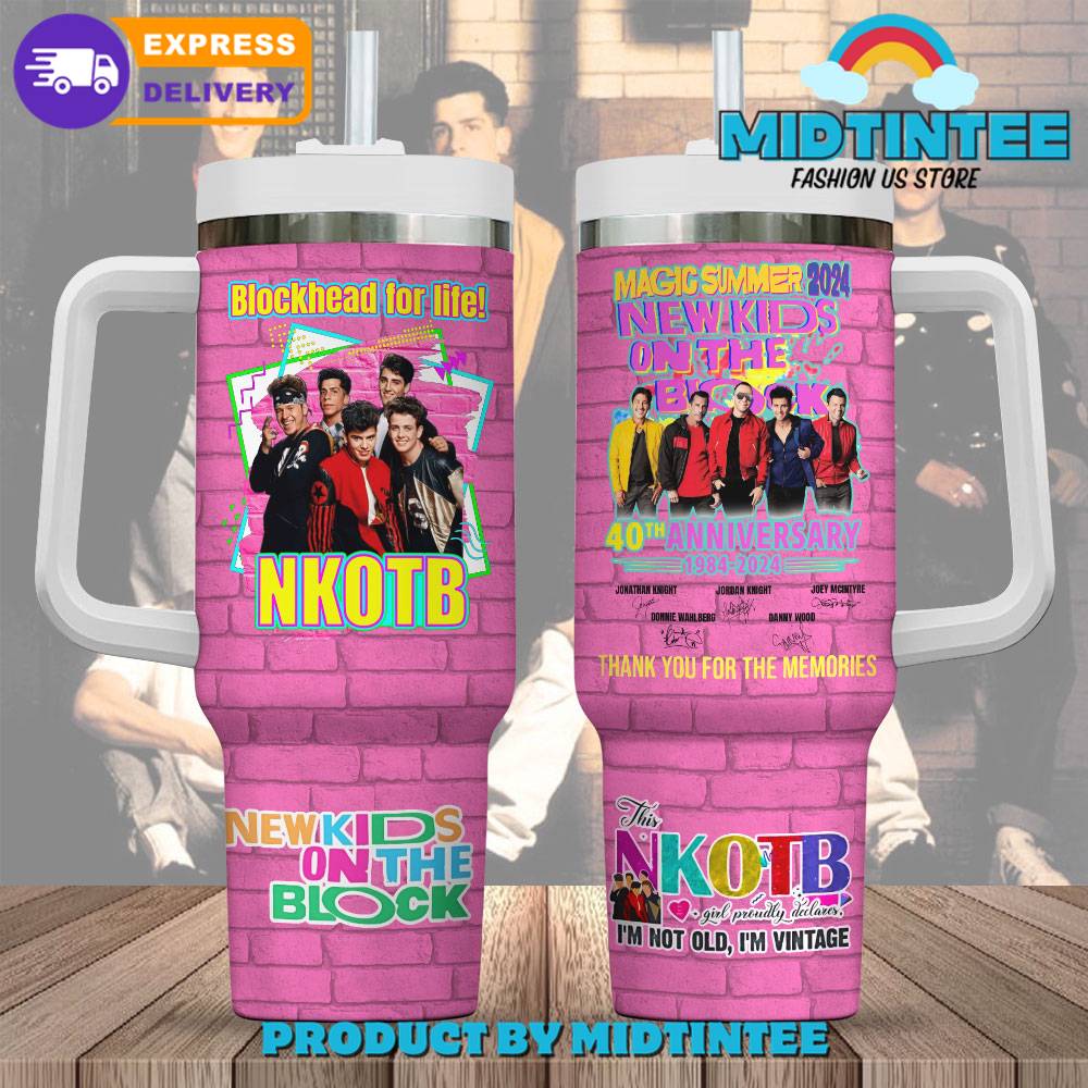 NKOTB 40th Anniversary Magic Summer 2024 Stanley Tumbler