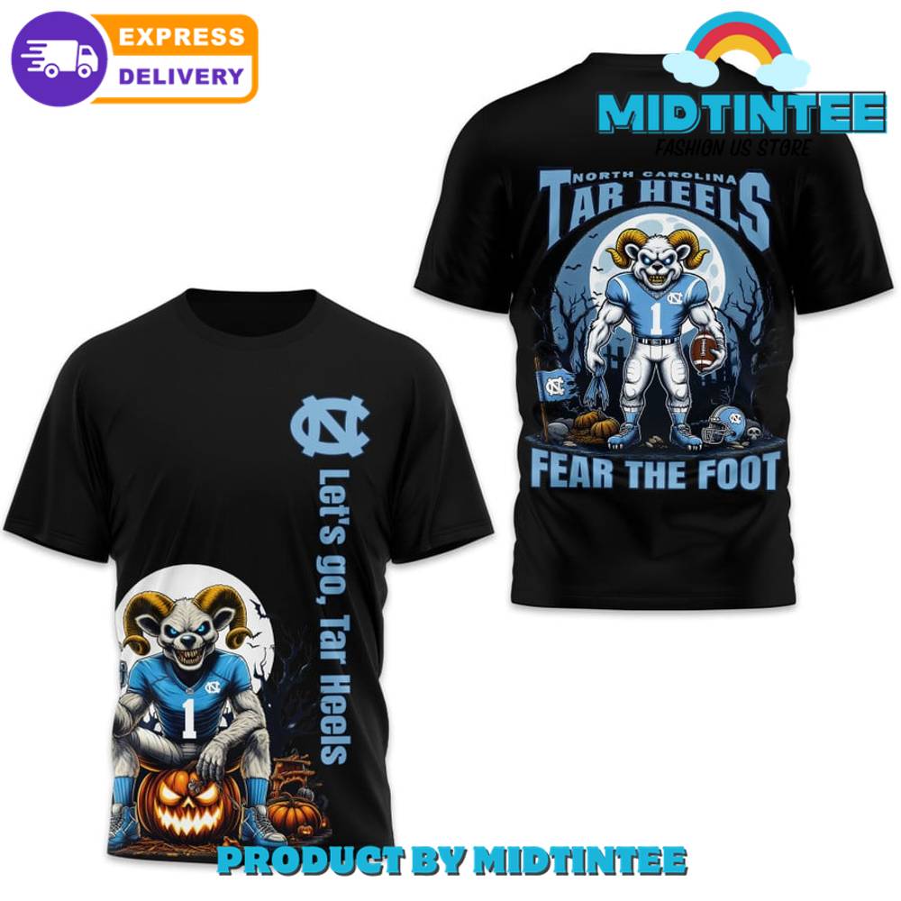 North Carolina Tar Heels Fear The Foot Shirt