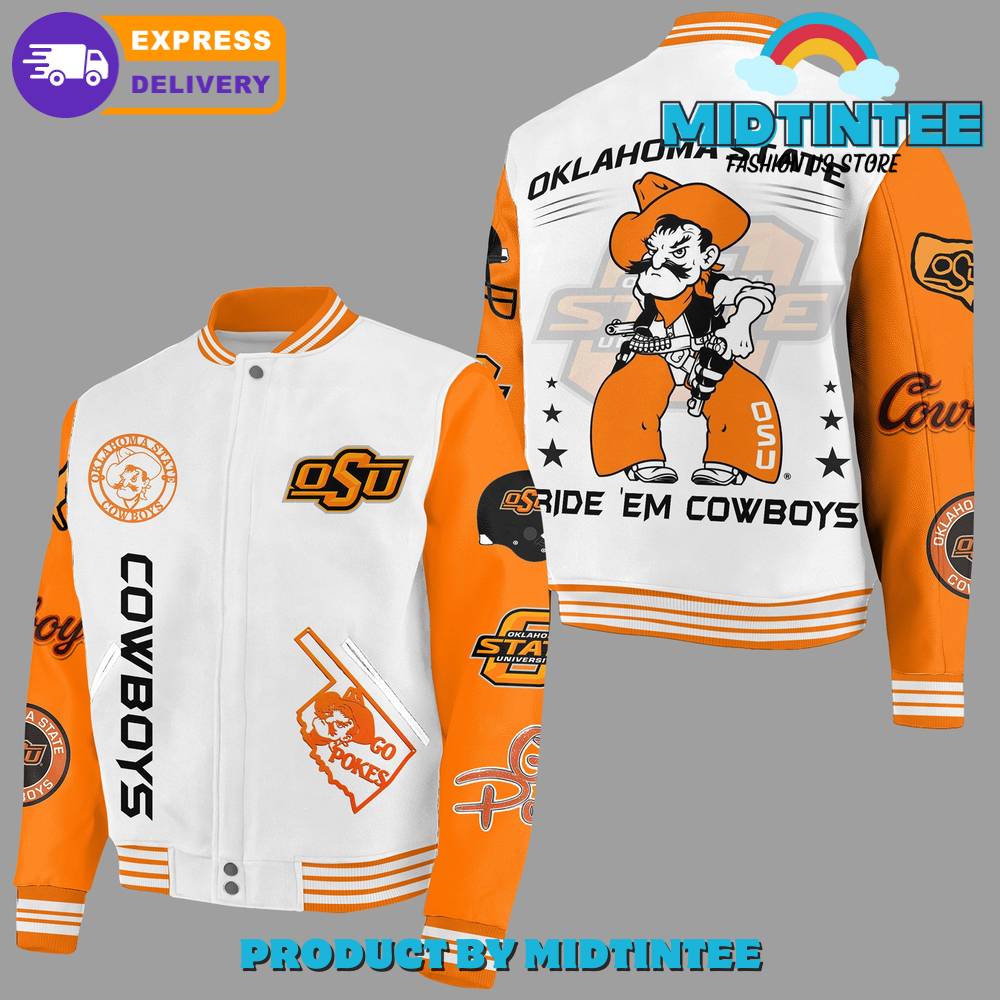 Oklahoma State Cowboys NCAA Football Baseball Jacket