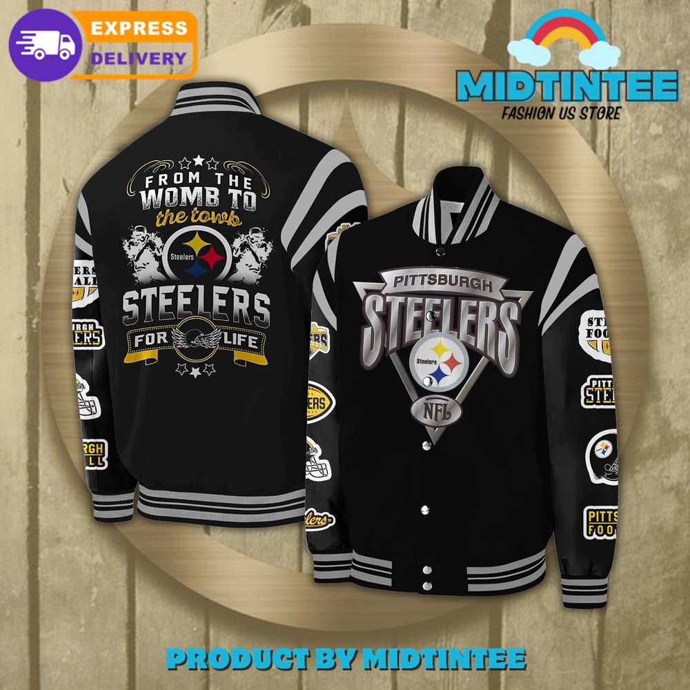 Pittsburgh Steelers NFL For Life Baseball Jacket