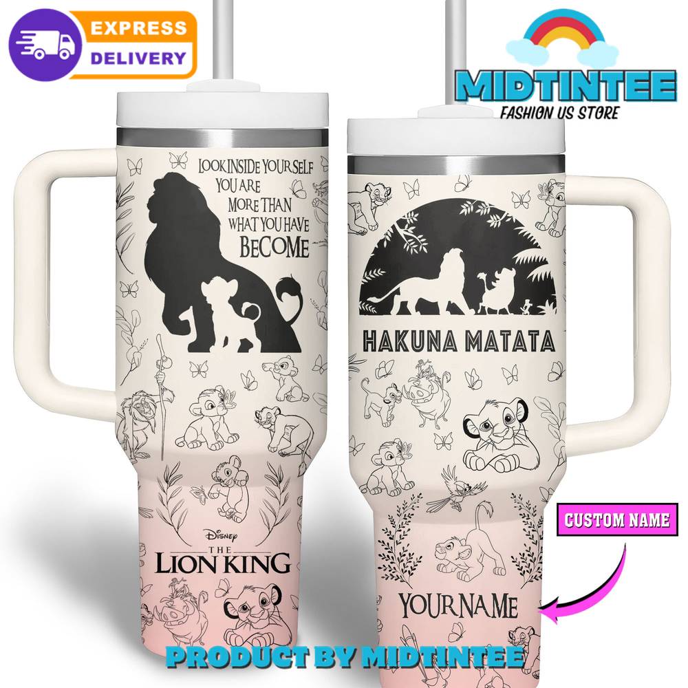 The Lion King Hakuna Matata Customized Stanley Tumbler