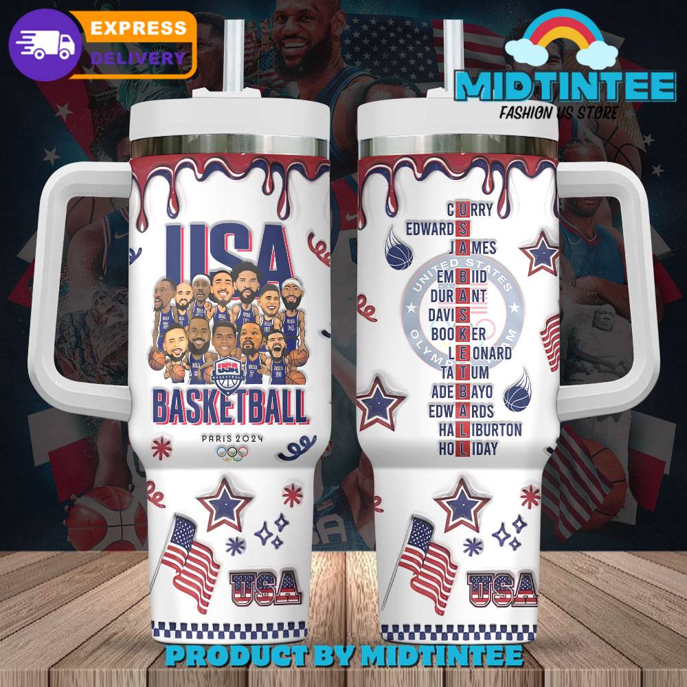 United States National Basketball Team 40 oz Stanley Tumbler