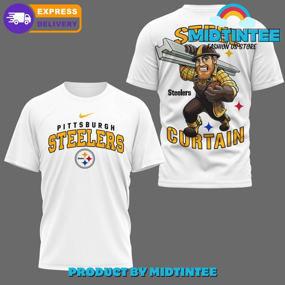 Pittsburgh Steelers NFL Steel Curtain White Shirt