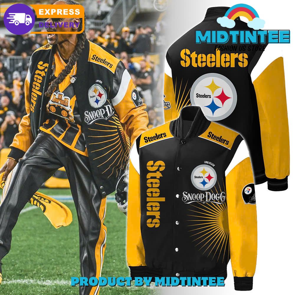 Pittsburgh Steelers X Snoop Dogg Premium Baseball Jacket