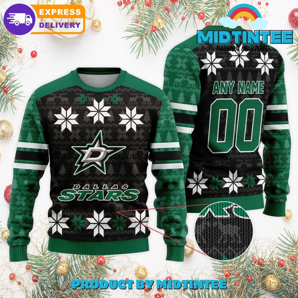 NHL Dallas Stars Ugly Sweater For Christmas