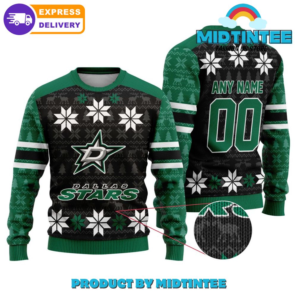 NHL Dallas Stars Ugly Sweater For Christmas