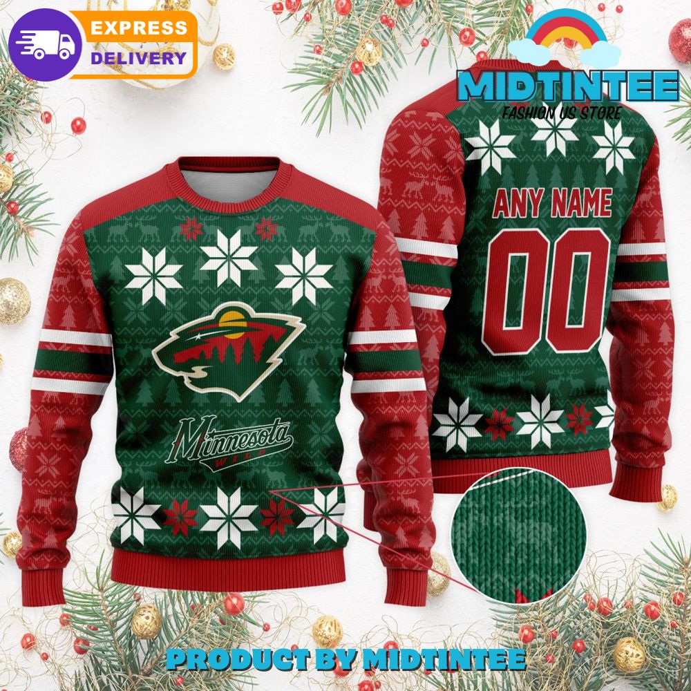 NHL Minnesota Wild Ugly Sweater For Christmas