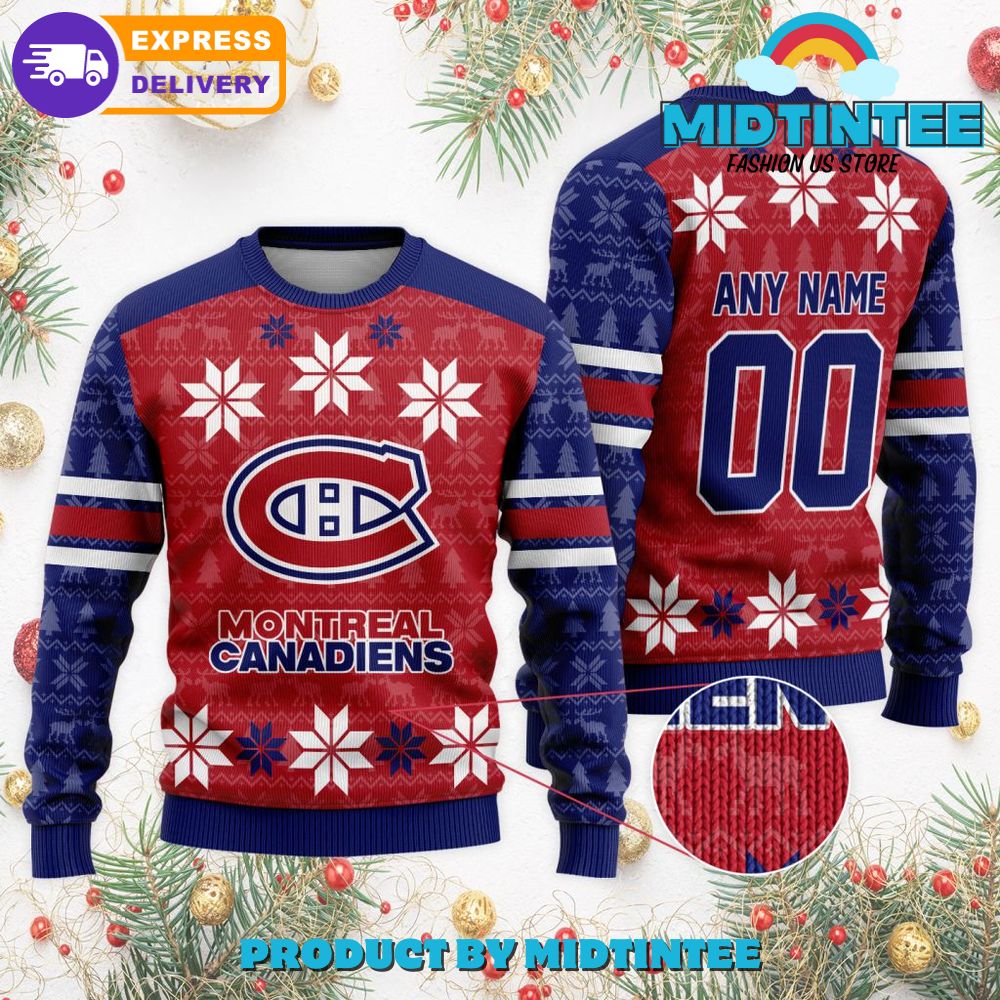 NHL Montreal Canadiens Ugly Sweater For Christmas