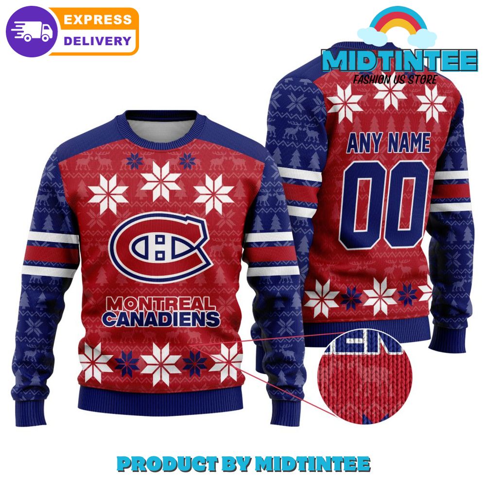 NHL Montreal Canadiens Ugly Sweater For Christmas