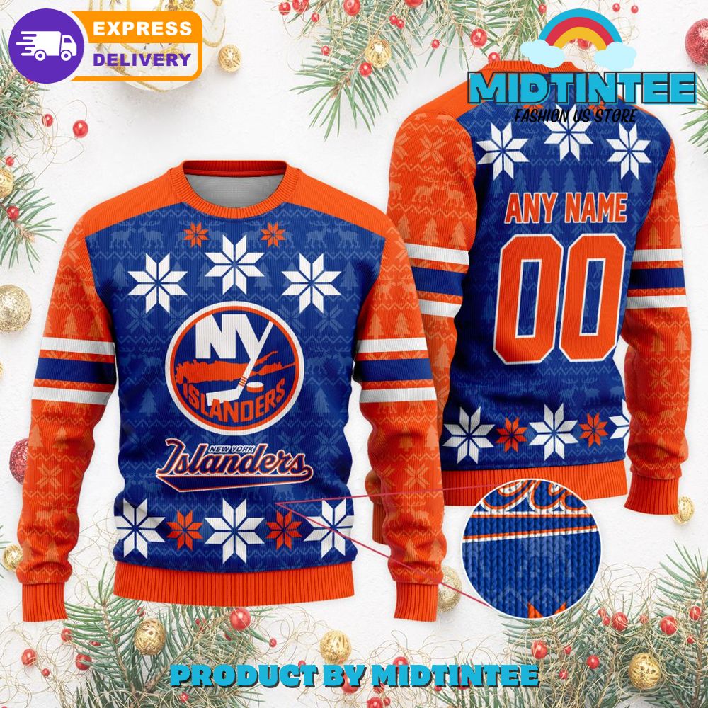 NHL New York Islanders Ugly Sweater For Christmas