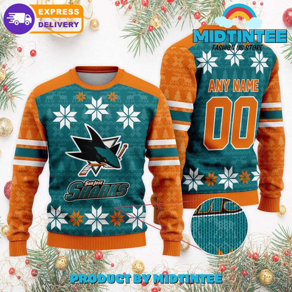 NHL San Jose Sharks Ugly Sweater For Christmas