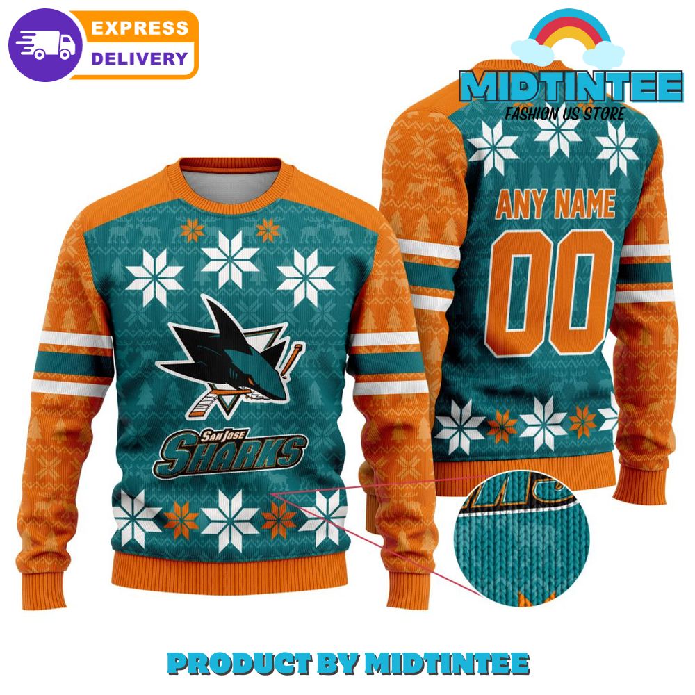 NHL San Jose Sharks Ugly Sweater For Christmas