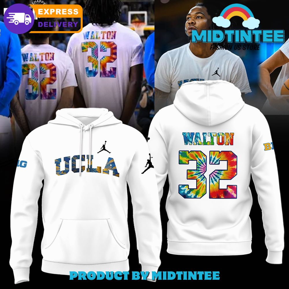 UCLA Honors The Late Bill Walton Limited Edition White Hoodie