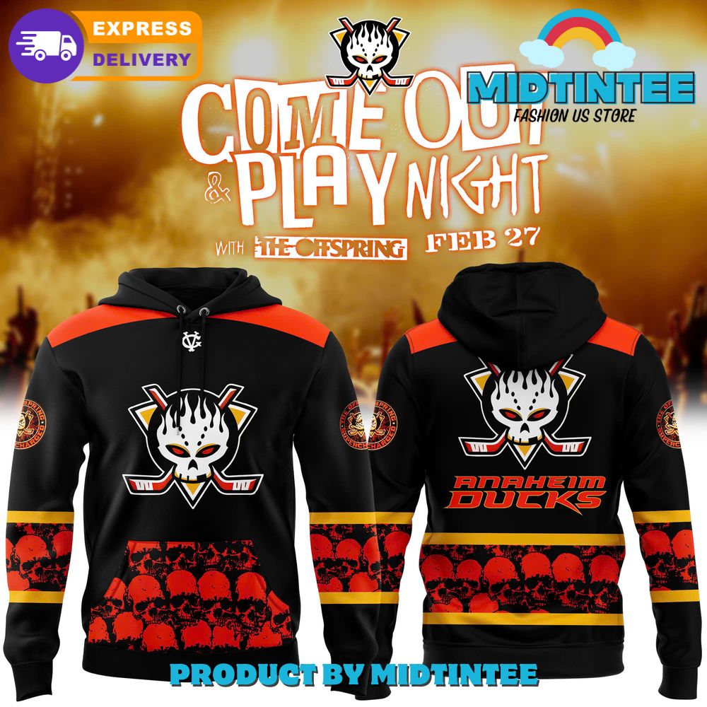 Anaheim Ducks “Come Out and Play Night” Hoodie, Cap