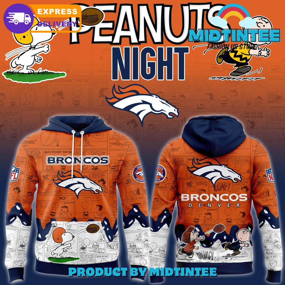 Denver Broncos 75th Anniversary of Peanuts Hoodie