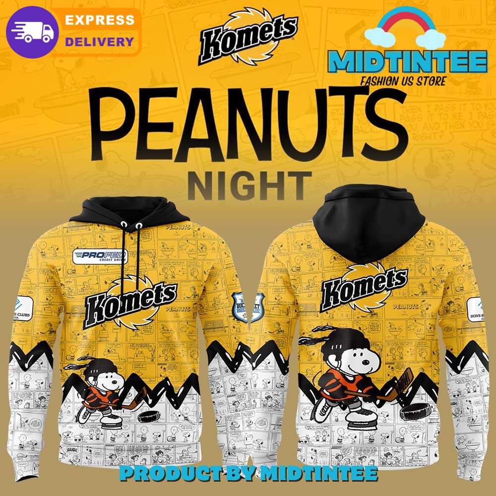 Fort Wayne Komets 75th Anniversary of Peanuts Hoodie Set